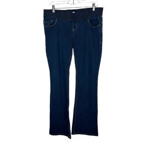 Old Navy‎ Maternity Jeans 8 Regular Low Rise Waist Pull On Elastic Comfort Boot